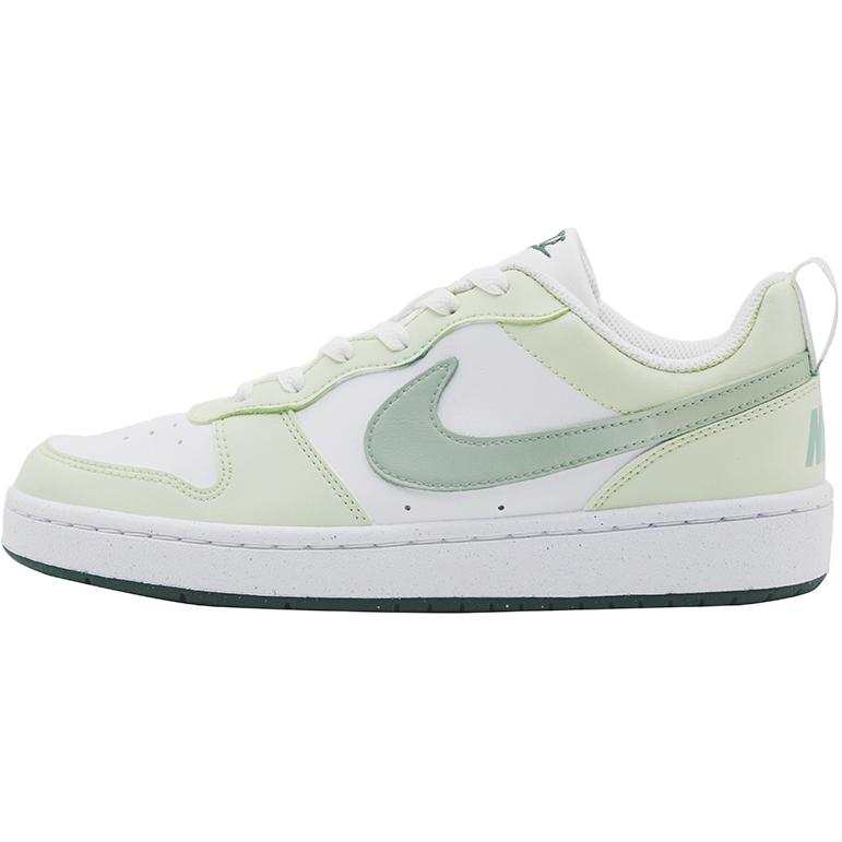 Nike Nike Court Borough Synthetic Leather Low top Kids' Skateboarding Shoes Mint Green Teenagers