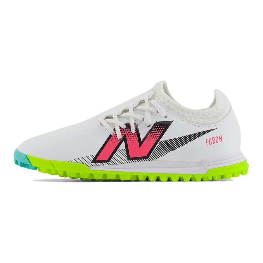 New Balance New Balance Furon V7 Low top Kids' Soccer Shoes White Red Green Kids'