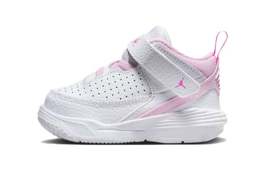 Jordan Jordan Max Aura 5 Slip Resistant Low top Toddler Shoes White Pink Infant And Toddler