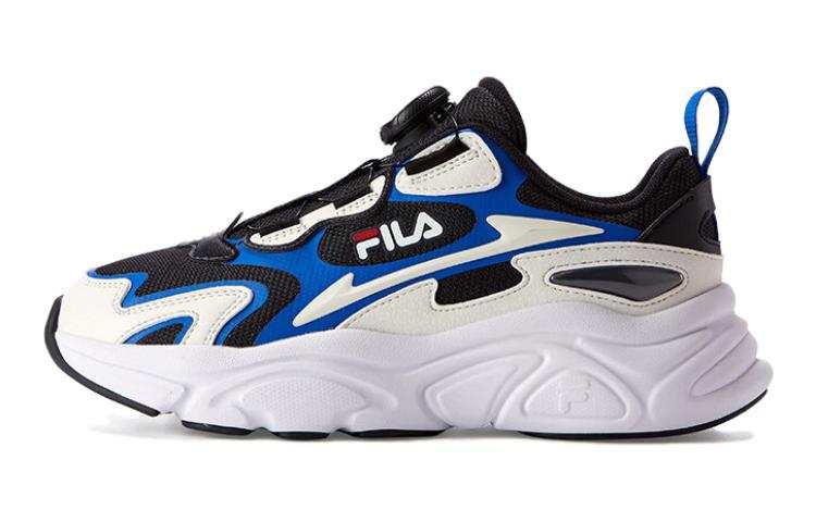FILA KIDS Comfortable Slip Resistant Cushioning Slip Resistant Cushioning Low top Kids' Running Shoes Marine Blue