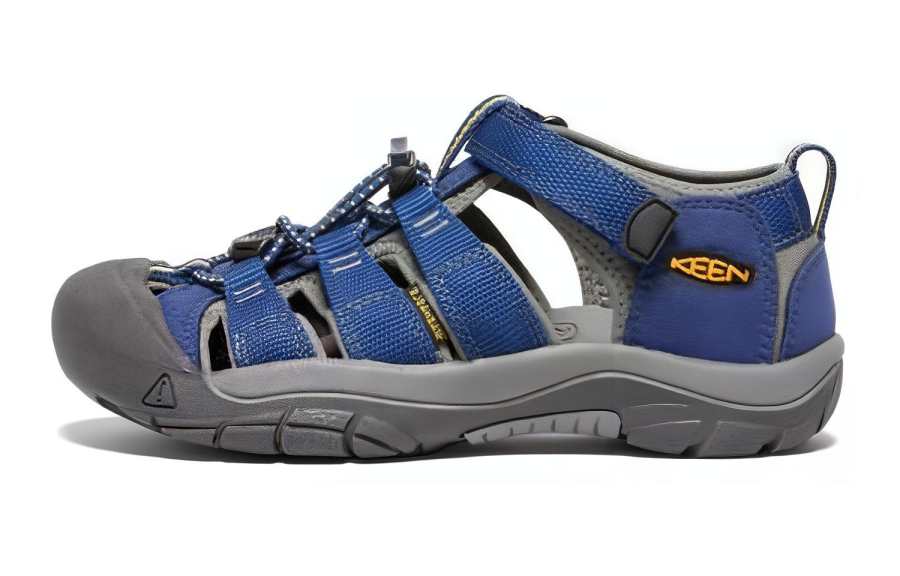 Keen Comfortable Abrasion Resistant Slip Resistant Children's Sandals Blue Gray Children Aged 3 7 Years Old