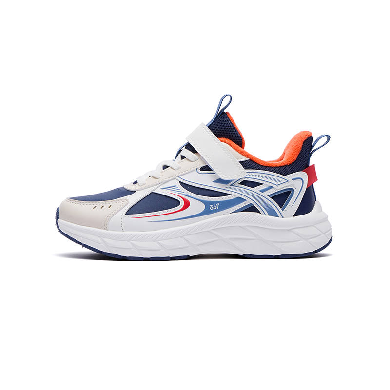 361°KIDS Slip Resistant Cushioning Abrasion Resistant Rebound Kids Lifestyle Shoes Blue White Gray Unisex