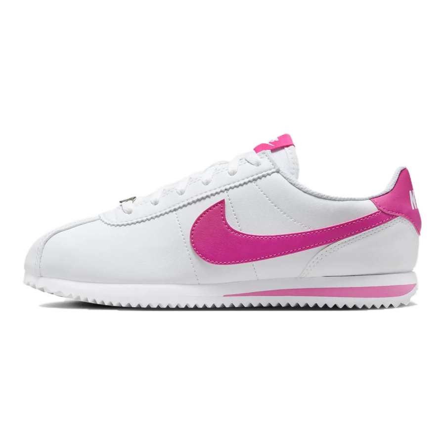 Nike Nike Comfortable And Lightweight Abrasion Resistant Abrasion Resistant Low top Kids Lifestyle Shoes White Pink Kids'