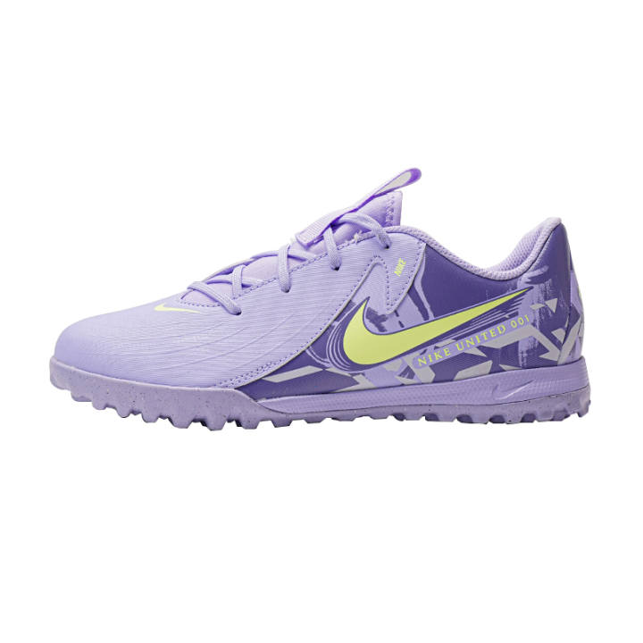 Nike Nike Jr. Phantom GX 2 Academy Synthetic Leather Low top Soccer Shoes Taro Purple Unisex
