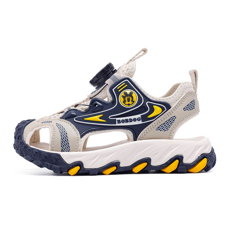 BOBDOG Synthetic Leather Slip Resistant And Breathable Slip Resistant And Breathable Low top Children's Sandals Kids'