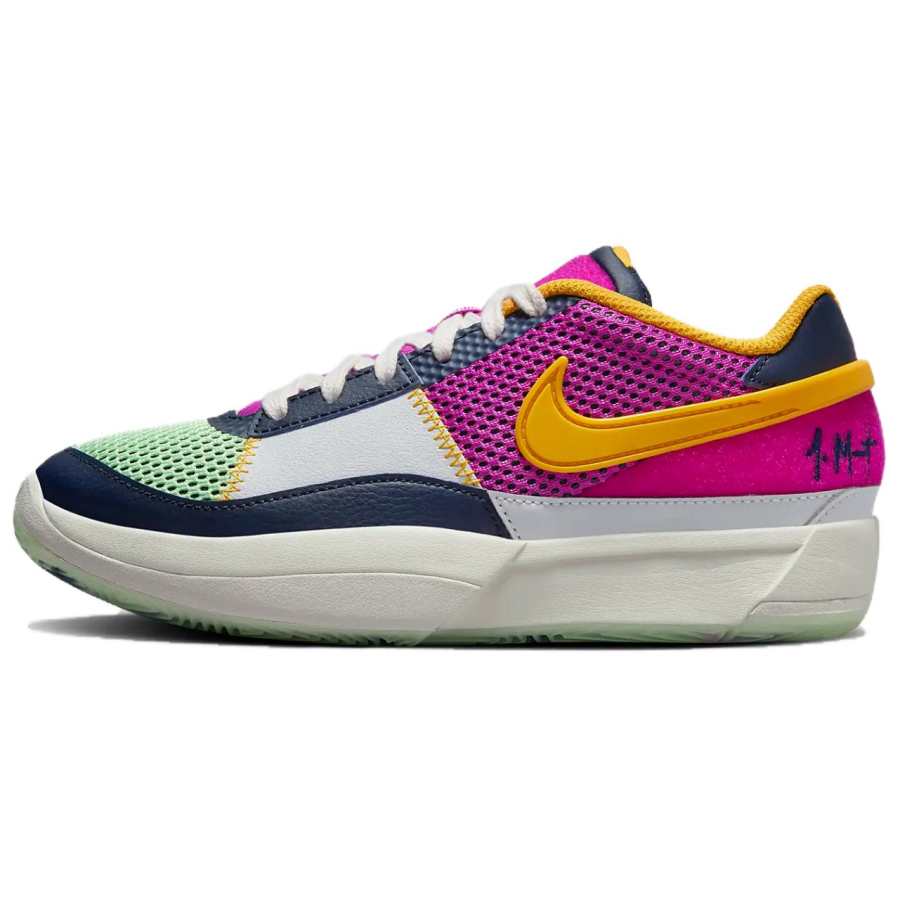 Nike Nike Ja 1 Ja Morant 1 SE Fashion Versatile Low top Children's Basketball Shoes Purple Black Gold Kids'