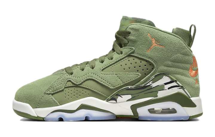 Jordan Jordan Jumping MVP Mid top Basketball Shoes Green Unisex