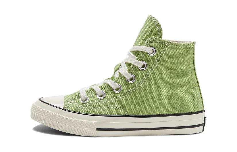 Converse 1970s Dopamine Abrasion Resistant Breathable High top Kids Canvas Shoes Green