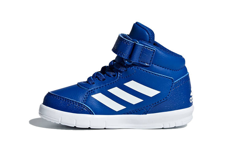 Adidas Adidas Altasport Mid El I Slip Resistant Mid top Skateboard Shoes Blue White Infant And Toddler