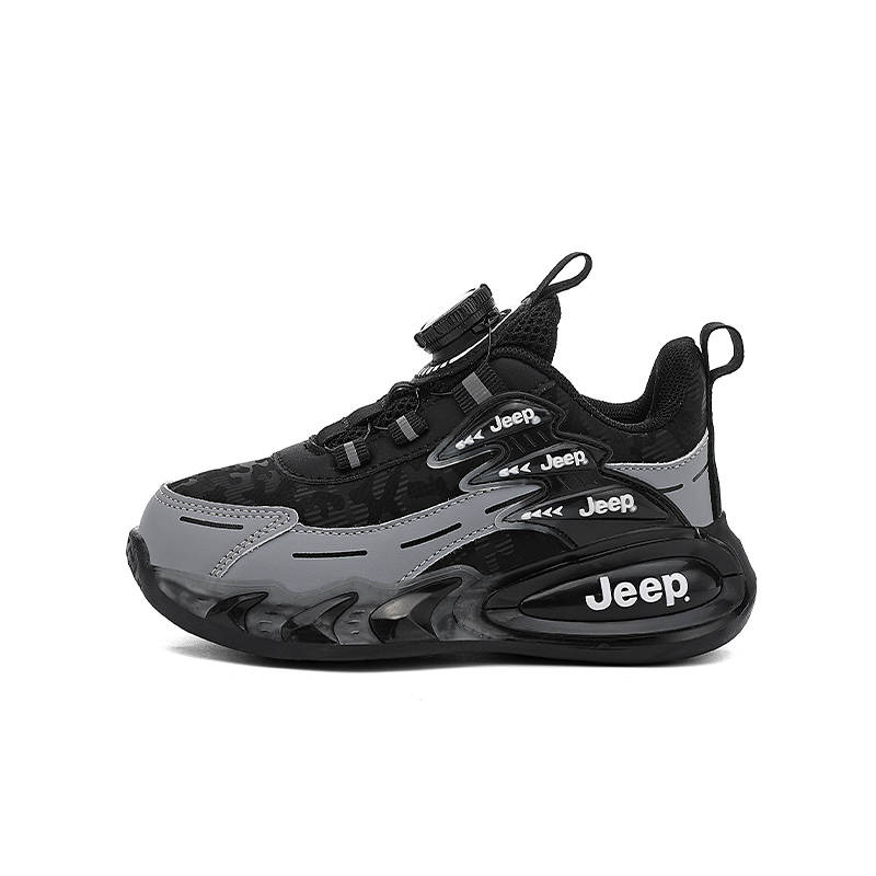Jeep Low top Running Shoes Black Gray Kids'