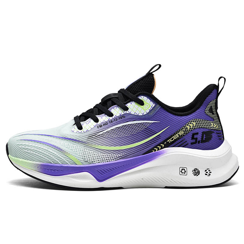 KUDING Mesh Cushioning Breathable Rebound Low top Running Shoes Men's