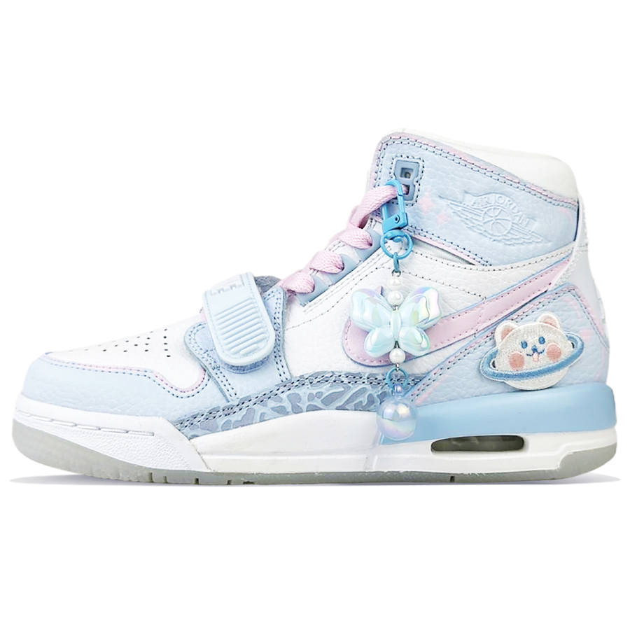 Jordan Jordan Legacy 312 Cushioning Abrasion Resistant Cushioning, Wear Resistant High top Children's Basketball Shoes