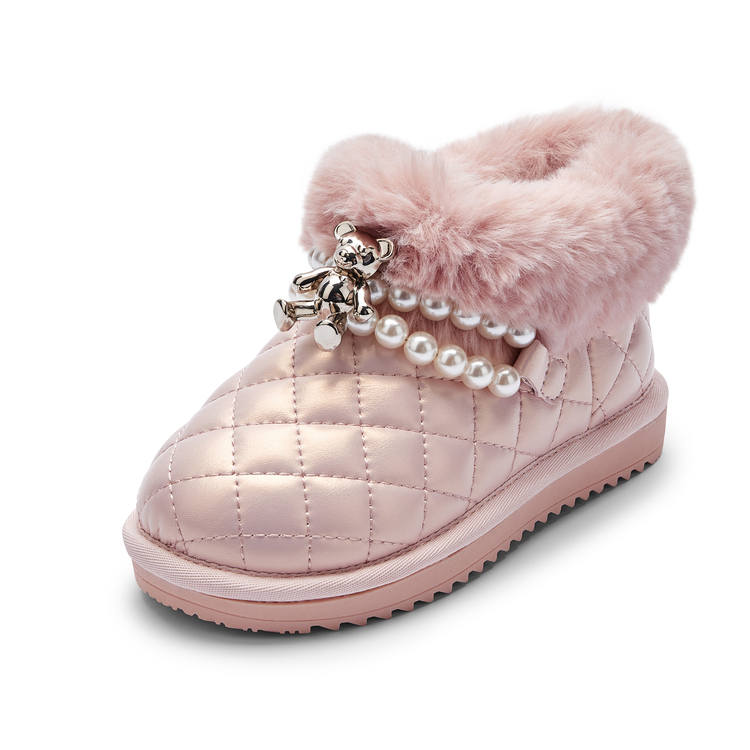 BALABALA Year Of The Snake Limited Fashion Versatile Thickened And Fleece Lined Thermal Short Kids' Boots Kids'