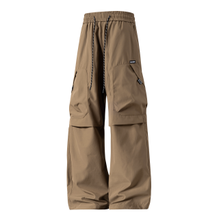 Izzue Windbreaker Pants Unisex Moderate Cargo Pants