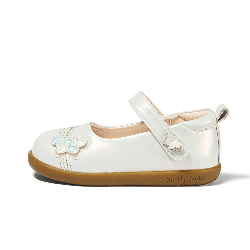 Snoffy Half Sugar Princess Collection Low top Kids' Leather Shoes Children Aged 3 7 Years Old