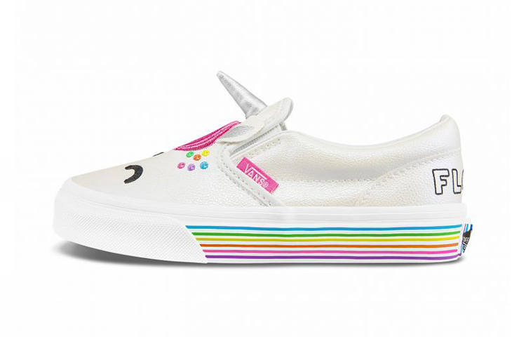 Vans Classic Slip-On Flour Shop Unicorn GS