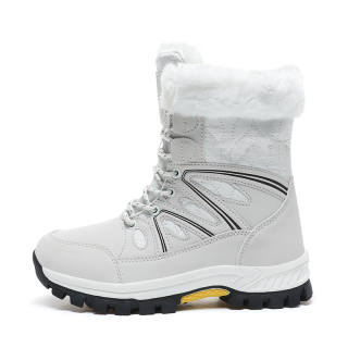 Beerus Outdoor Travel Sports Fleece Lined Slip Resistant Coverage Thermal High top Mountaineering Shoes Unisex