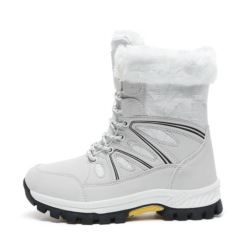 Beerus Outdoor Travel Sports Fleece Lined Slip Resistant Coverage Thermal High top Mountaineering Shoes Unisex