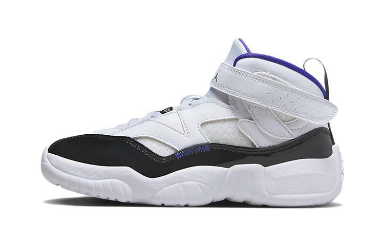 Jordan Jordan Jumpman Two Trey Cushioning Children's Basketball Shoes White Children Aged 3 7 Years Old