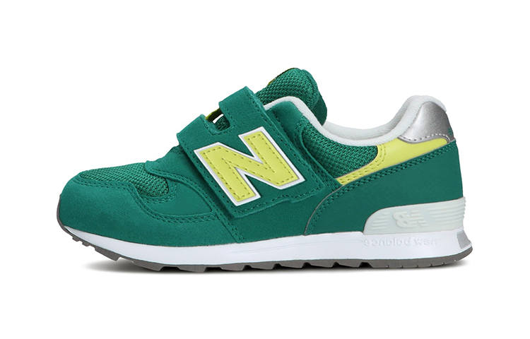 New Balance New Balance NB 313 Cushioning Abrasion Resistant Breathable Low top Kids' Running Shoes Green