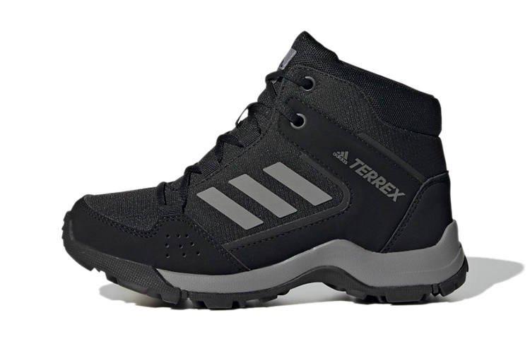 Adidas Adidas Terrex Hyperhiker K Abrasion Resistant Mid top Kids' Outdoor Shoes Black Gray Kids'