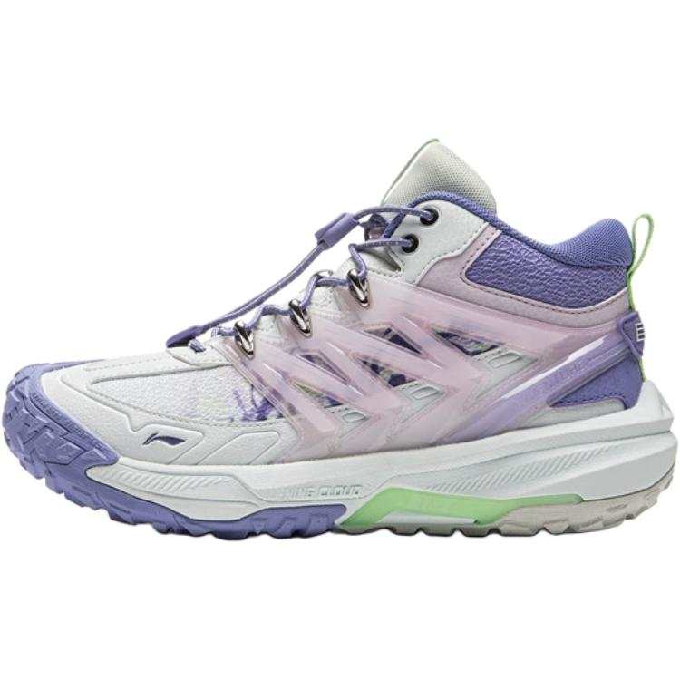 Li-Ning YOUNG Li Ning YOUNG Outdoor Synthetic Leather Comfortable Slip Resistant Abrasion Resistant Mid top Kids Lifestyle Shoes