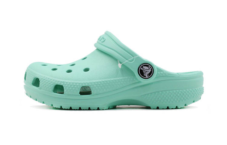 Crocs Classic Clog Small Clog Plaid Children's Sandals Light Green Kids'