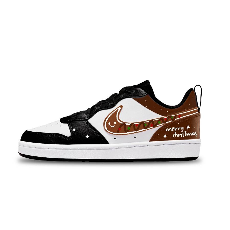Nike Nike Court Borough Leather Vintage Low top Kids' Skateboarding Shoes Teenagers