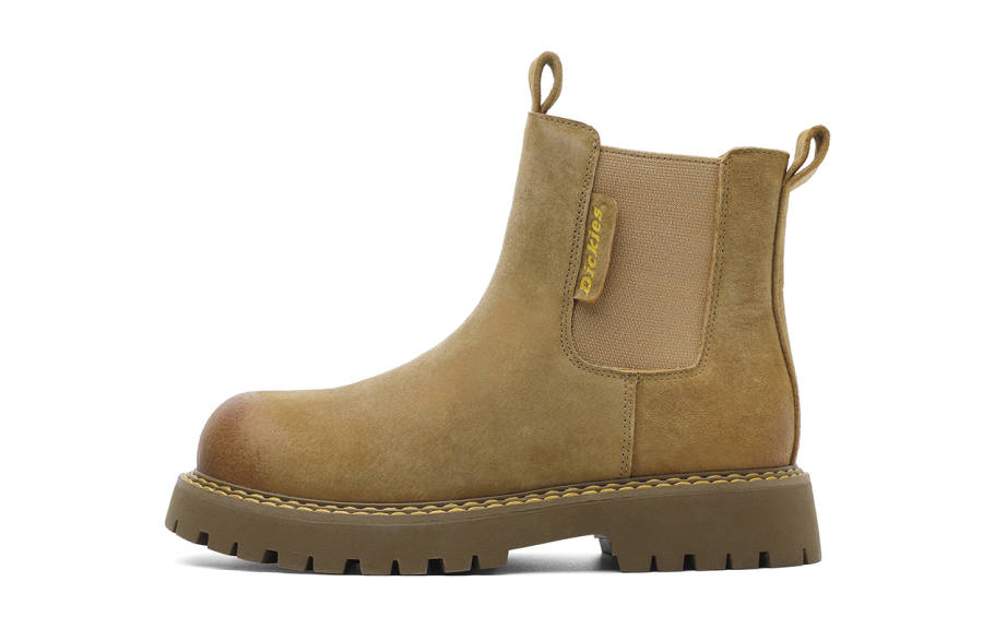 Dickies Slip Resistant Anti Kick Abrasion Resistant Height Increasing Support High top Boots Light Brown Kids'