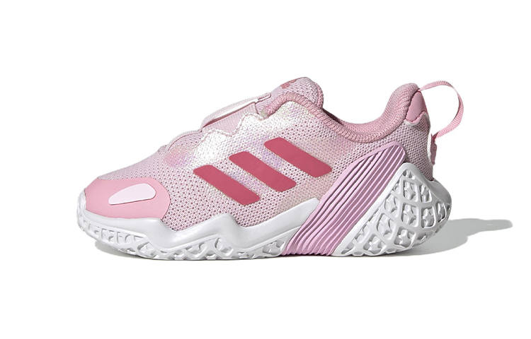 Adidas Adidas 4Uture Comfortable Slip Resistant Abrasion Resistant Low top Running Shoes Pink Infant And Toddler