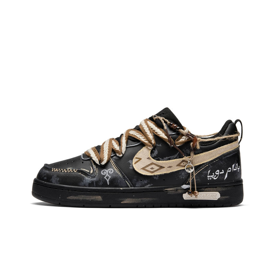 Nike Nike Court Borough Maze Synthetic Leather Slip Resistant Cushioning Abrasion Resistant