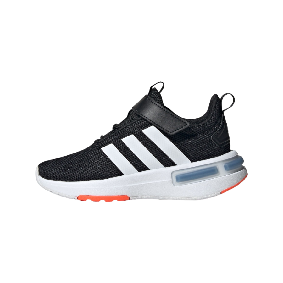 Adidas Adidas RACER TR23 Slip Resistant And Breathable Low top Kids Lifestyle Shoes Black/White/Neon Red Kids'