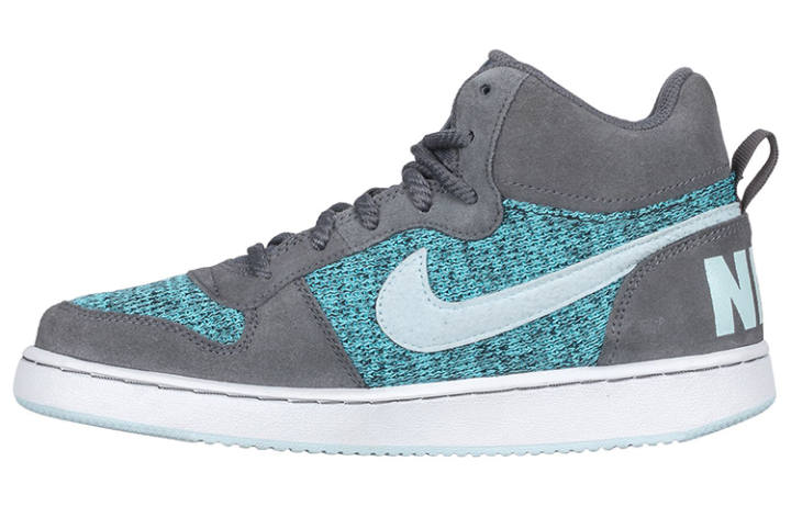 Nike Nike Court Borough MID SE GG Mid top Skateboard Shoes Gray Blue Unisex