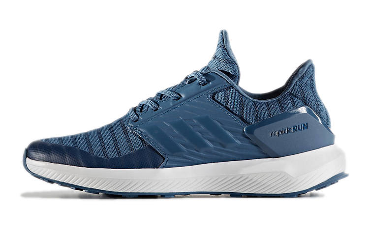 Adidas Adidas Rapidarun K Abrasion Resistant Low top Kids' Running Shoes Blue White Kids'