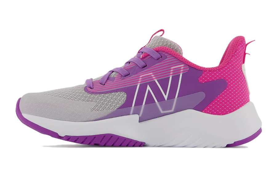 New Balance New Balance NB Rave Run Mid top Kids' Running Shoes Purple Pink Gray Kids'