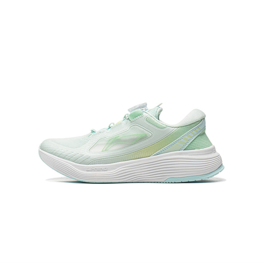 Li-Ning YOUNG Li Ning YOUNG Sports Life Collection Gauze Low top Casual Shoes Shaved Ice Blue, Sky Green Teenagers
