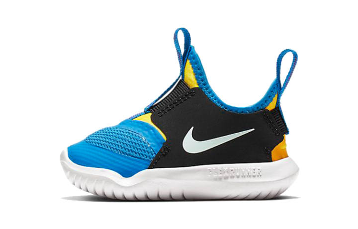 Nike Nike Flex Runner Woven Abrasion Resistant Breathable Abrasion Resistant Breathable Low top Running Shoes Black Blue