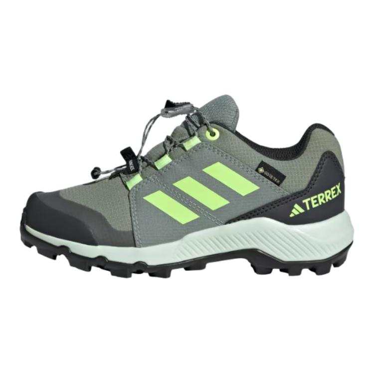 Adidas Adidas Terre Waterproof And Breathable Waterproof And Breathable Low top Kids' Outdoor Shoes Gray Green Kids'