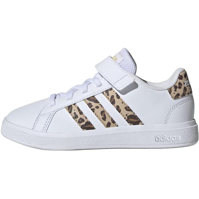 Adidas Adidas GRAND COURT 2.0 Comfortable Abrasion Resistant Abrasion Resistant Low top Kids' Skateboarding Shoes White Kids'