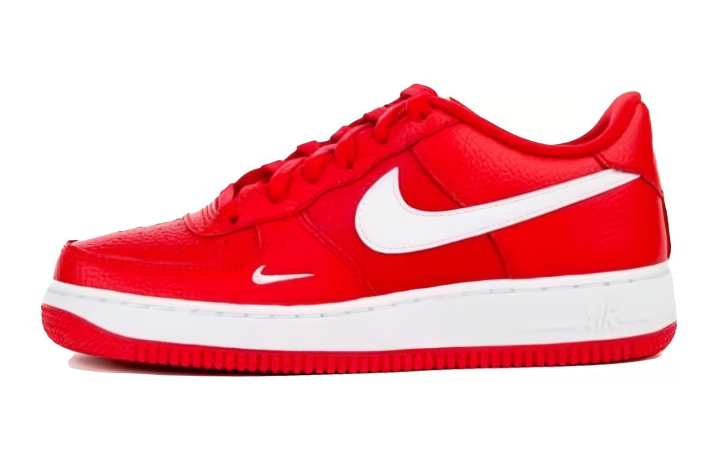 Nike Nike Air Force 1 Low Mini Swoosh University Red White GS