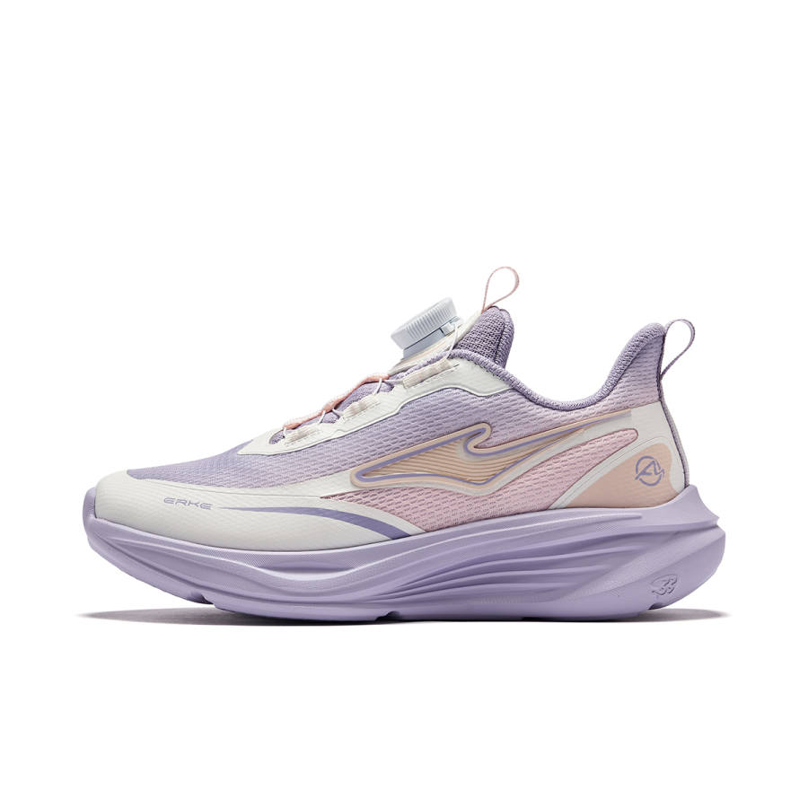 ERKE KIDS Xing Yi Low top Running Shoes Misty Purple/Blush/Microcrystal White Teenagers