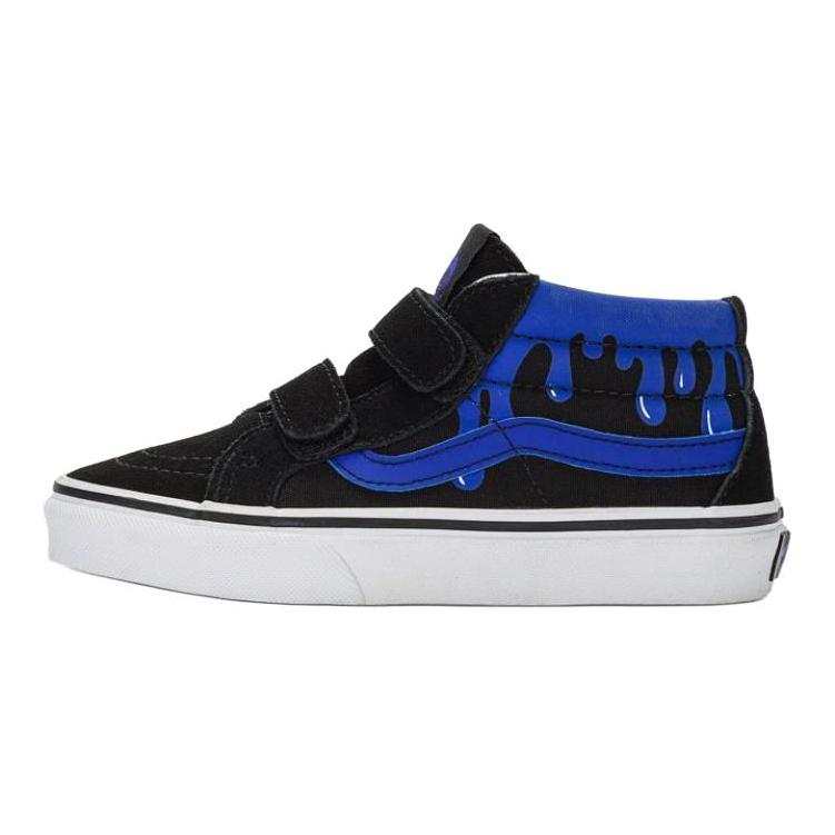 Vans SK8 Reissue V Mid top Kids' Skateboarding Shoes Black Blue Kids'