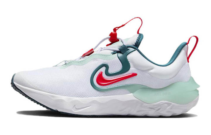 Nike Nike Run Flow Cushioning Low top Running Shoes White Green Unisex