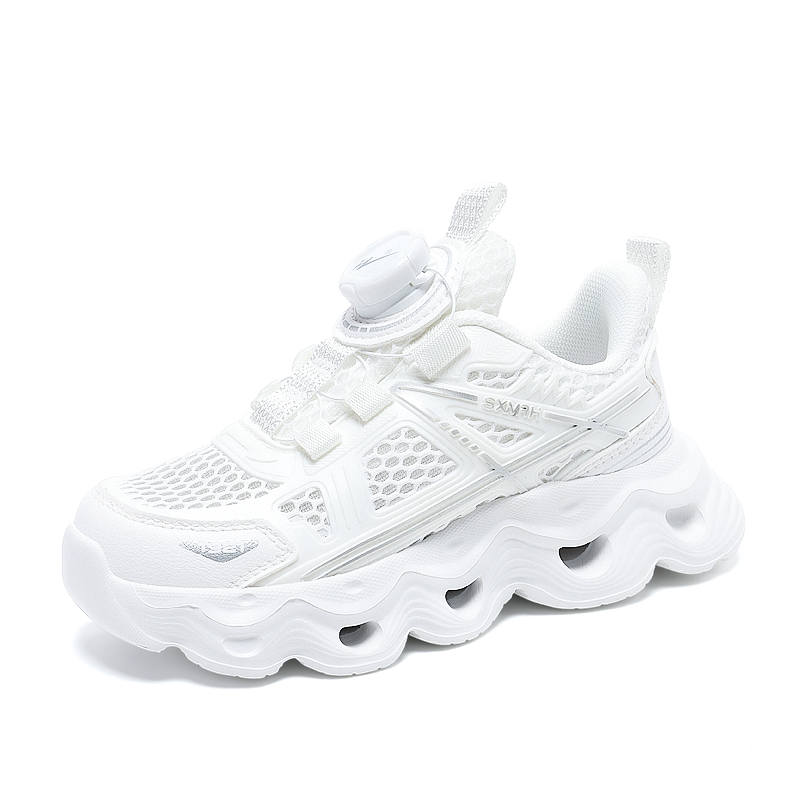 Binary Binary Lightweight Cushioning Breathable Lightweight Cushioning Breathable Low top Running Shoes White Kids'