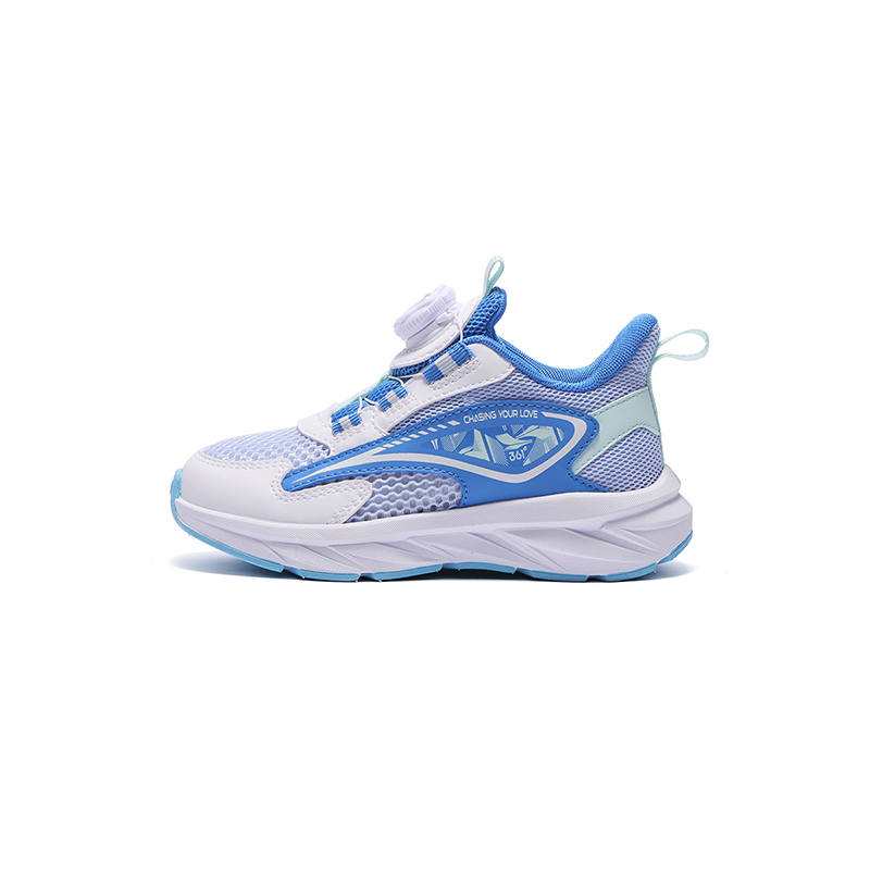 361°KIDS Running Shoes Illusion Blue/White/Earthy Blue Mesh Version Teenagers