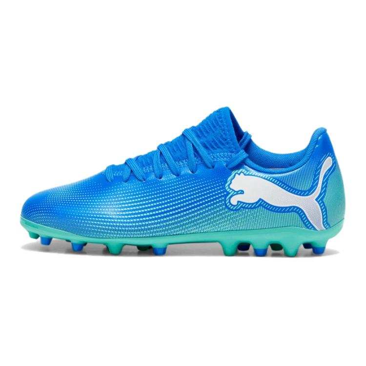 PUMA FUTURE 7 PLAY Low top Kids' Soccer Shoes Blue White Kids'