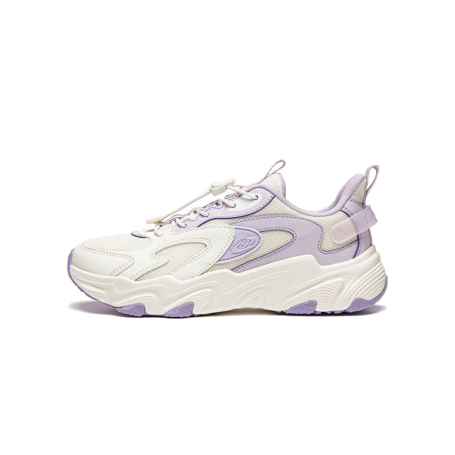 Li-Ning YOUNG Li Ning YOUNG Synthetic Leather Cushioning Rebound Low top Kids Lifestyle Shoes Purple Kids'