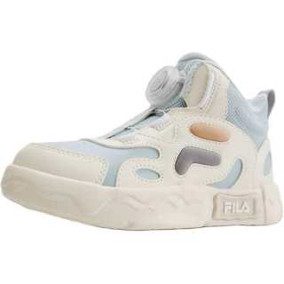 FILA KIDS Slip Resistant Anti Kick Mid top Kids Lifestyle Shoes White Children Aged 3 7 Years Old