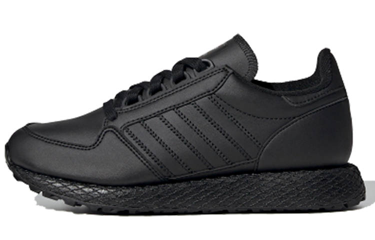 Adidas Originals Forest Grove J Cushioning Kids Lifestyle Shoes Black Teenagers
