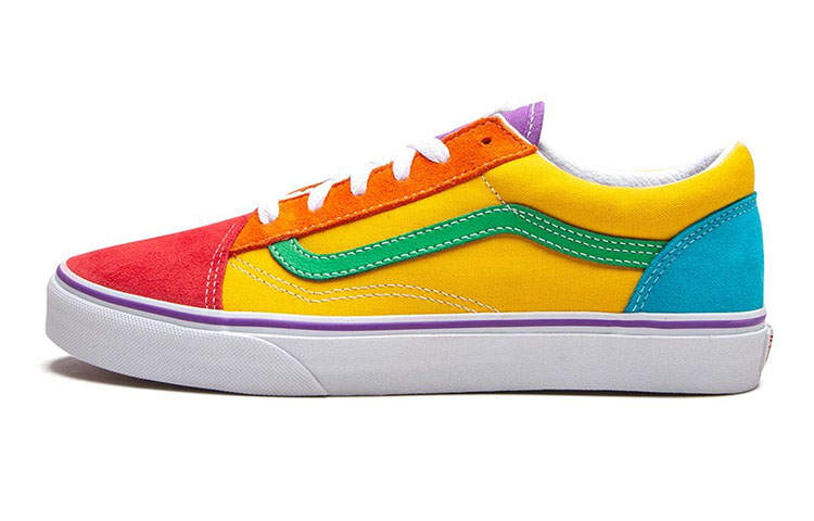 Vans Vans Old Skool Kids 'Rainbow Colorblock'